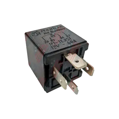 Relé Auxiliar - 4 Terminais, Na 40a Antena Elétrica, Buzina, Farol, Eletroventilador, Bomba de Combustível, Desembaçador Traseiro, Ar Condicionado, Vidro Elétrico - Fiat Alfa Romeo /ducato, Vivace Duna, Fiorino, Regatta, Uno Ford, Corcel, Belina /del Rey 