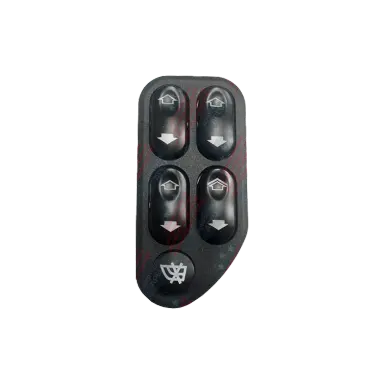 Interruptor de Vidro Elétrico - Ford Ecosport 2003 a 2010, Fiesta 2002  a  a , Ranger 2005 a 2011 - Tecla Quádrupla, com Bloqueio Vidros Traseiros, 12v - Im31649