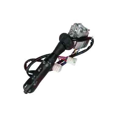 Chave de Seta com Acionamento do Farol Alto, Baixo - Lampejo, Buzina, Lavador, Temporizador, Limpador de Para-brisa - Agrale, Volare - 2 Velocidades, Preta 12/24v - Im12065