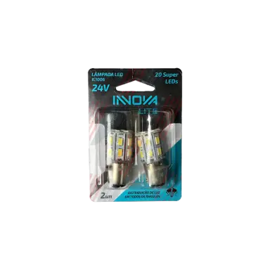 Kit de Lâmpadas Led - P21w/5w  2 Polos, 24v - Il1006