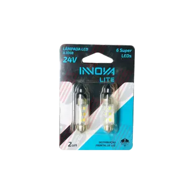 Kit Lâmpada Led - C5w 1 Polo Torpedo,  24v - Il1008