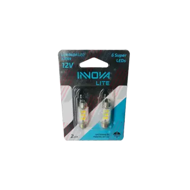 Kit Lâmpada Led - C5w Torpedo 1 Polo, 12v - Il1009