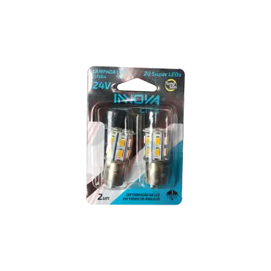 Kit Lâmpada Led - P21w Tungsim 1 Polo, 24v - Il1504