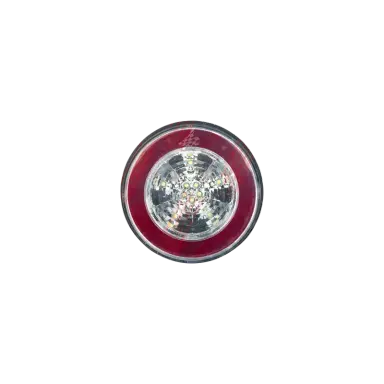 Lanterna Halo Light Led 2 Funcao - Universal - Vermelho e Cristal, 125 Mm, 12v - Pl08061267