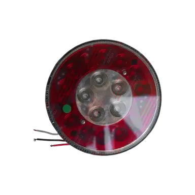 Lanterna Led Traseira - Universal - 19 Leds, Vermelho e Amarelo - Pl08200065
