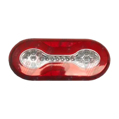 Lanterna Traseira Phantom  Led - Implementos Rodoviarios - Conector 5 Vias, 2 Conectores Auxiliares 2 Via, Bicolor, 24v - Pl08863467