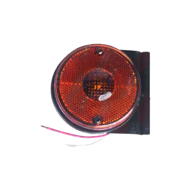 Lanterna Led Lateral com Cabos Universal - Base Reta, Haste Ambar - Pl05241541