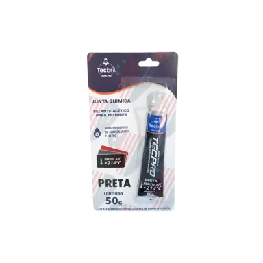 Silicone para Alta Temperatura - Preto, 50g - 5920103