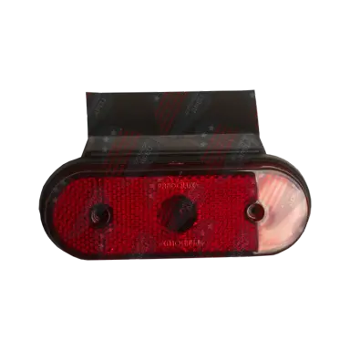 Lanterna Lateral Universal - Facchini - com Soquete, Haste, Vermelho - Pl06081903